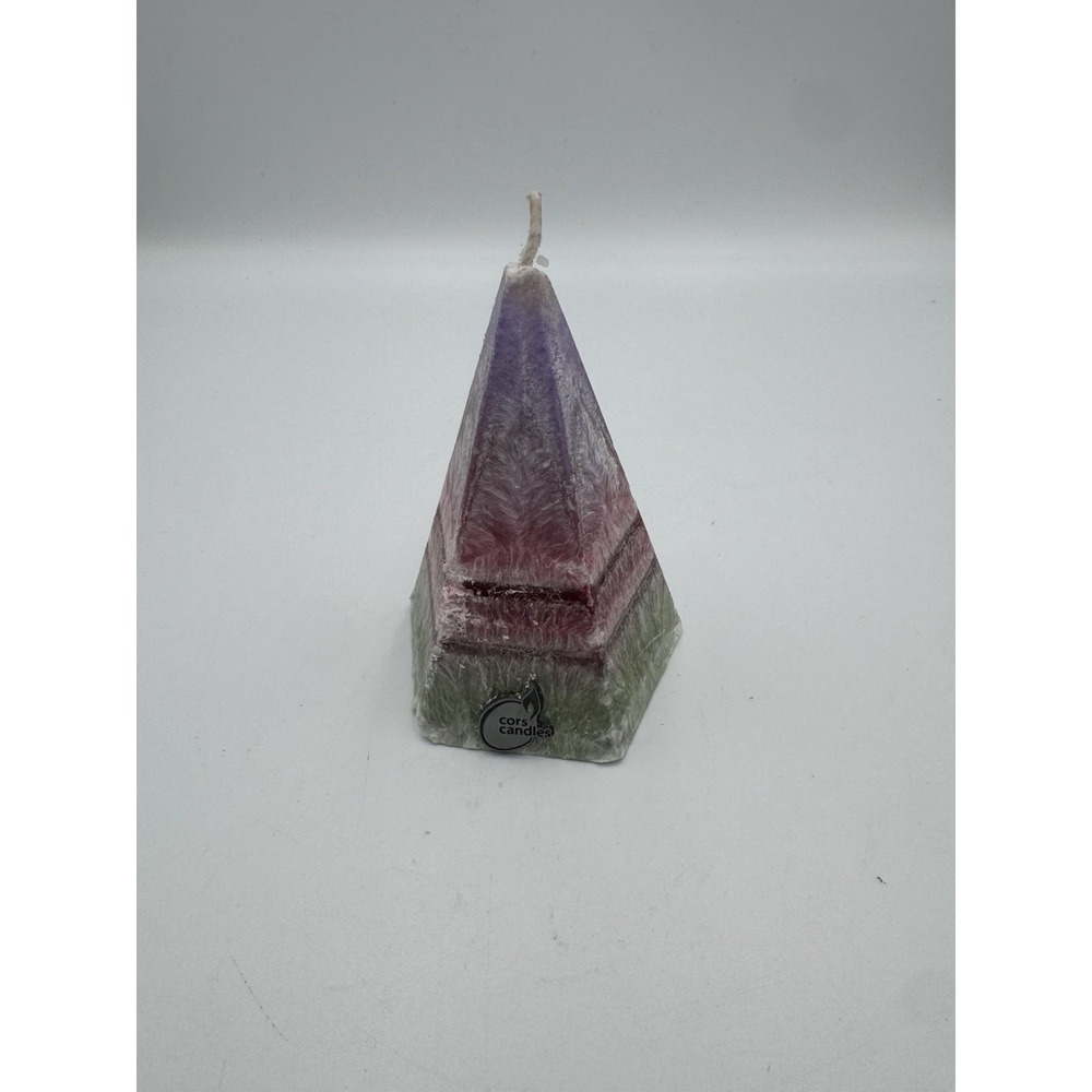 Cora Candle Hand poured Vegan Pyramid Candle